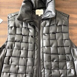 Open SZN Black Leather Jacket